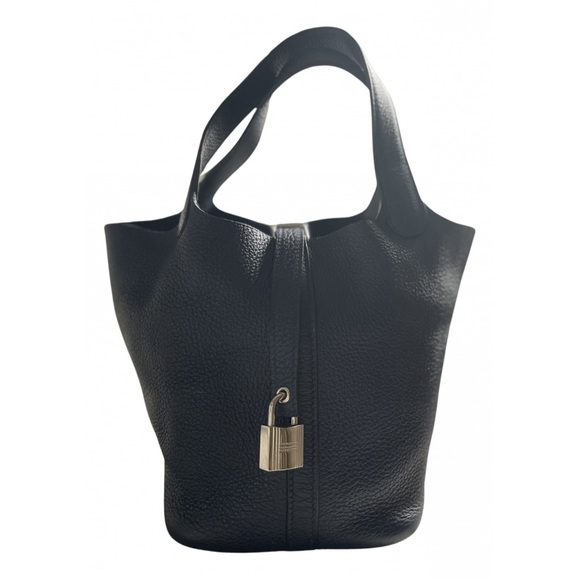 Hermes Picotin 18 PM Bleu Obscur Blue Tote - Picture 2 of 11